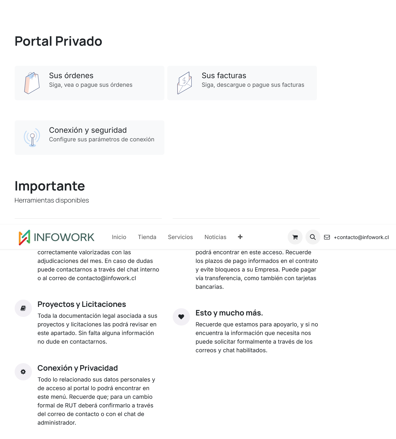 Nuestro Portal de Clientes